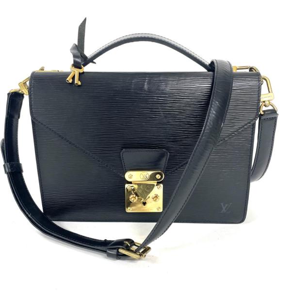 ルイヴィトン、バンドー LOUIS VUITTON（ルイ・ヴィトン） ハンドバッグ エピ M52322 ノワール