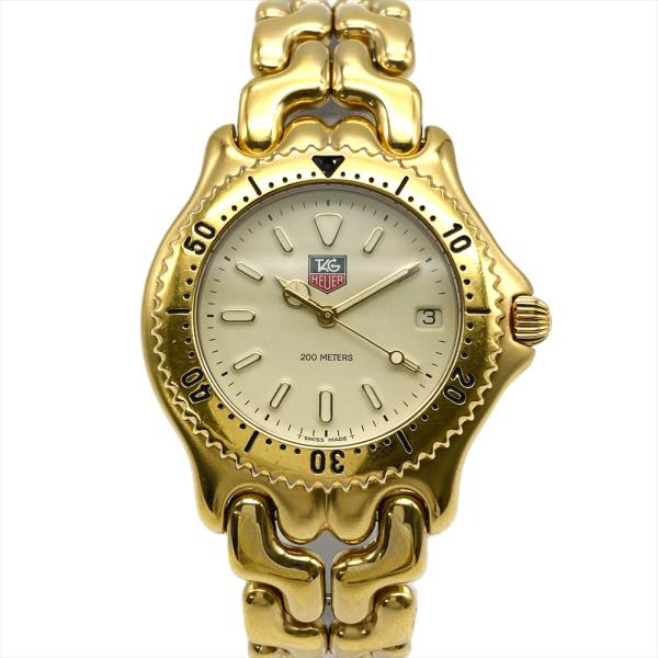 稼働品　タグホイヤー　メンズ　腕時計　S94.706M タグホイヤー TAG Heuer S94.706M セル 腕時計 クォーツ アイボリー