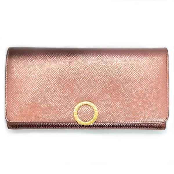 ○ブルガリ 長財布 金属ロゴ BVLGARI BVLGARI ブルガリ ブルガリブルガリ ロゴクリップ ロング