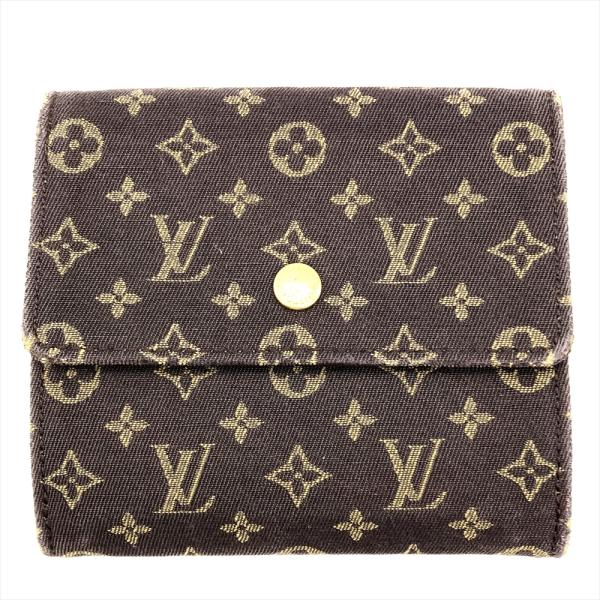 ルイヴィトン　折財布　財布　ウォレット　モノグラム　ブラウン ルイヴィトン LOUIS VUITTON 二つ折り財布 モノグラム ポルトフォイユ