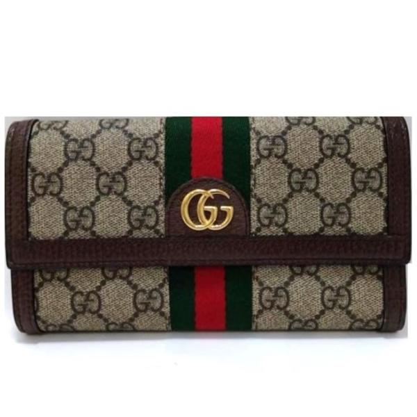 ⭐︎新品同様⭐︎GUCCI〔オフィディア〕GG コンチネンタルウォレット Ophidia グッチ GUCCI GG コンチネンタルウォレット 長財布 GG