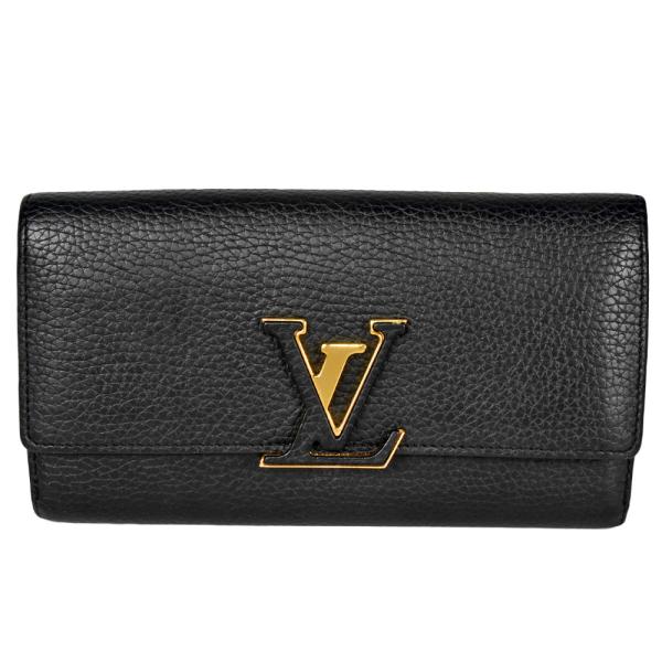 108 ルイヴィトン ❣ LV ポルトフォイユ カプシーヌ ノワール 黒 長財布 108 ルイヴィトン ❣ LV ポルトフォイユ カプシーヌ ノワール 黒