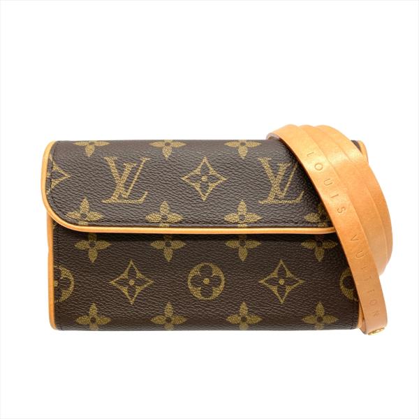 ルイヴィトン LOUIS VUITTON ポシェットフロランティーヌ ショルダーバッグ モノグラム キャンバス M51855 ブラウン ゴールド金具 FL1012【中古】 LOUIS VUITTON（ルイ・ヴィトン） ポシェットフロランティーヌ