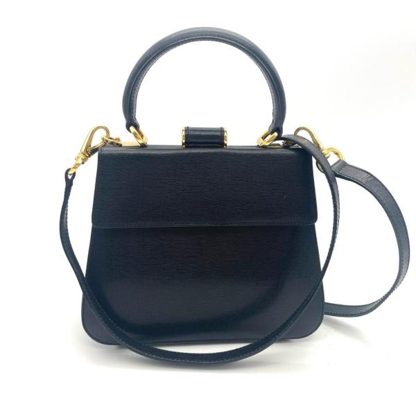 ⭐️Ferragamo⭐️フェラガモ ガンチーニ ハンドバッグ ブラック FERRAGAMO（フェラガモ） 並行輸入 ハンドバッグ ガンチーニ 214446