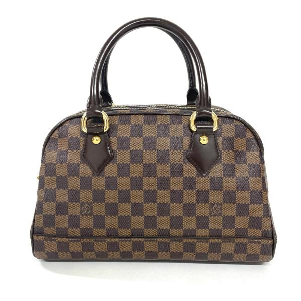 美品LOUIS VUITTON ダミエ ドゥオモ ハンドバッグN60008エベヌ LOUIS VUITTON（ルイ・ヴィトン） ドゥオモ ハンドバッグ ダミエ