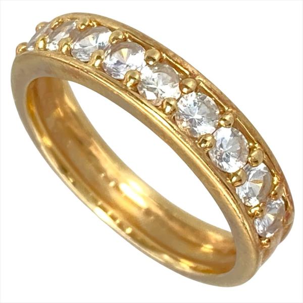 スタージュエリー　K18 ハーフエタニティ　ダイヤモンド　リング　6号 スタージュエリー STAR JEWELRY ハーフ エタニティ リング 指輪 約6号