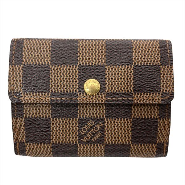 美品　ルイヴィトン　ダミエ　エベヌ　インターナショナル　三つ折り財布　折り財布 LOUIS VUITTON（ルイ・ヴィトン） ラドロー 三つ折り財布 ダミエ