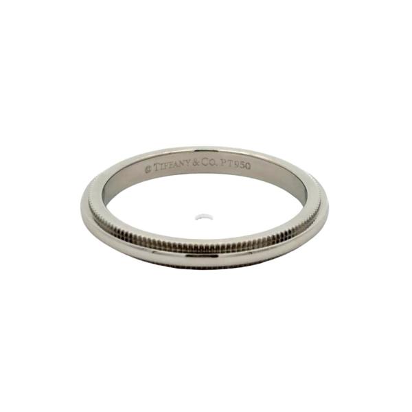 TIFFANY&Co.（ティファニー） ミルグレイン リング 指輪 約9号 Pt950