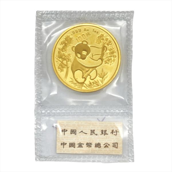 パンダ金貨 100元 1992年 純金 31.1g 1oz 金貨 ゴールド K24 中国