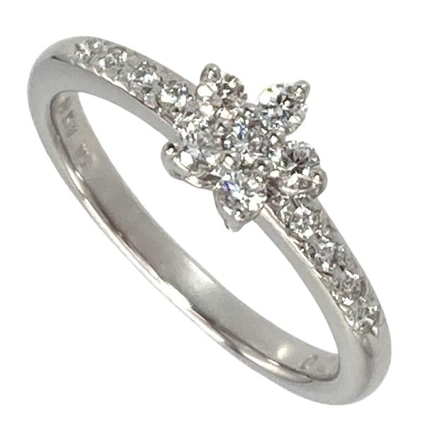 タサキ TASAKI フラワー モチーフ リング 指輪 ダイヤモンド 0.25ct 約