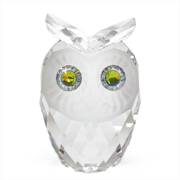 SWAROVSKI スワロフスキー フクロウ オブジェ 置物 010022