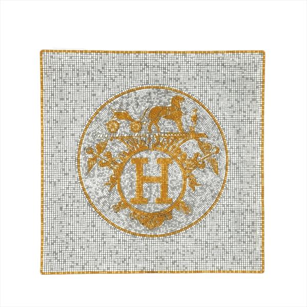 HERMES（エルメス） プチカレ No5 モザイク 24 ゴールド 皿 陶磁器