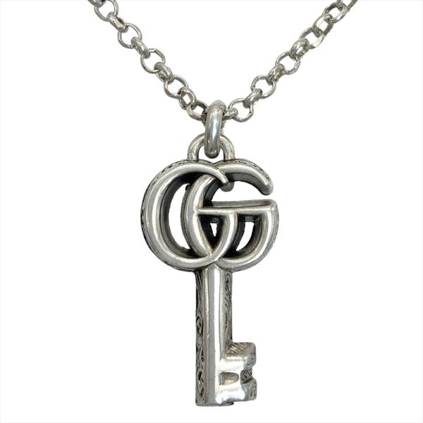 GUCCI（グッチ） ダブルG キーモチーフ ネックレス SV925 15.2g
