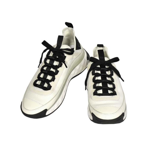 CHANEL シャネル ココマーク ファブリック スニーカー G35617 38サイズ