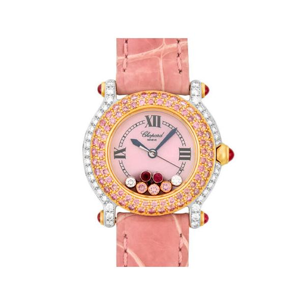 ショパール Chopard 27/6850-430 ハッピースポーツ K18YG シェル文字盤 クォーツ レディース _912462 Chopard - ショパール Chopard 27/6850-430 ハッピースポーツ K18YG