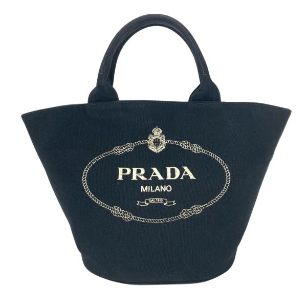 PRADA（プラダ） カナパ トートバッグ 2WAY キャンバス ブラック