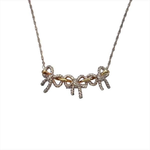 TIFFANY&Co.（ティファニー） ツイスト トリプル リボン ネックレス