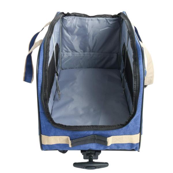 ペットキャリー キャスター付き 犬キャリーバッグ 超安定型 キャリーカート 手提げ 車載 折りたたみ収納 耐荷重15kg Mohmmadiyon Com