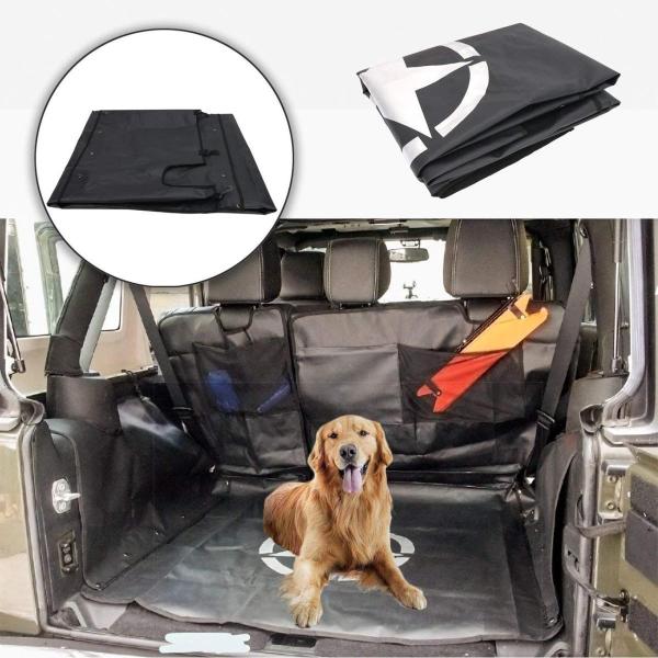 Topcustomer ジープ用 トランクマット カーシートカバー カーシートカバー 防水 ペットドア Gold 汚れ防止 人気が高い ハンモックスタイル ペットシート ドライブシート ジ Gold River