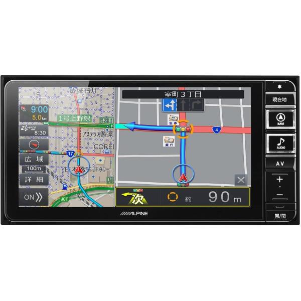 アルパイン Alpine 0mmワイド カーナビ 7型 0mmワイド 7型 7wz 19年度版地図データ適用 カメラ Gold River
