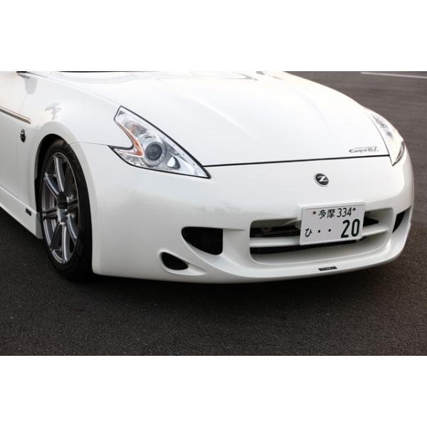 z33 フロントバンパースポイラー セントラル20 別途 メーカー不明サイドあり Central20 セントラル20 フェアレディZ33 Zスポーツ エアロ