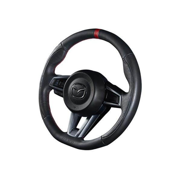 35πNardi ND ステアリングハンドル 本体 ダムド ステアリング マツダ ロードスター ND DAMD SS358-M ナッパ