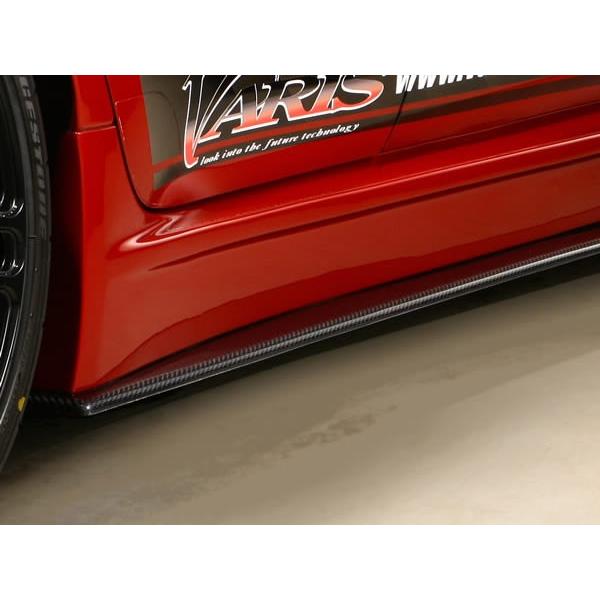 ランサーエボリューションX サイドアンダーフラップ　カーボン　VARIS VARIS バリス 三菱 LANCER EVOLUTION X CZ4A '14 Ver.Reloaded