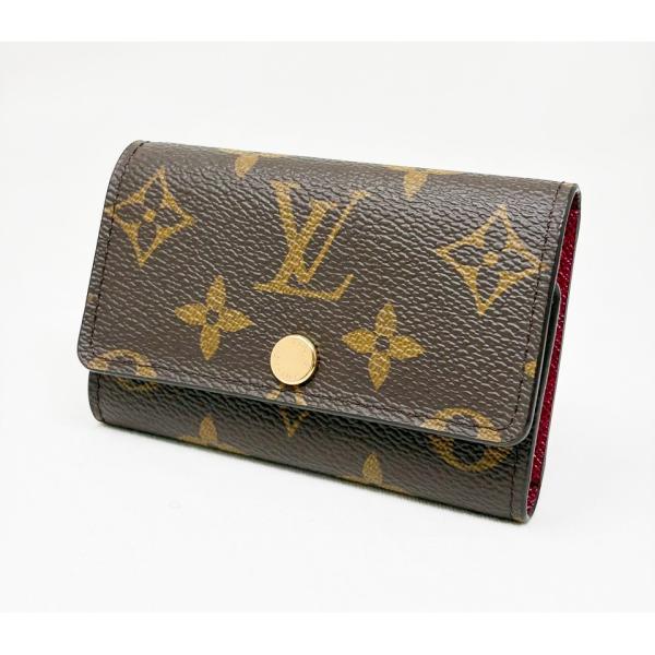 ルイヴィトン 　キーケース　 モノグラム　ミュルティクレ　６　フューシャ LOUIS VUITTON（ルイ・ヴィトン） モノグラム ミュルティクレ6 キー