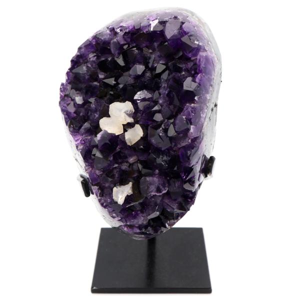 紫色の結晶原石 約12kg 台座付 美品‼️ goldstone_a-cluster-970