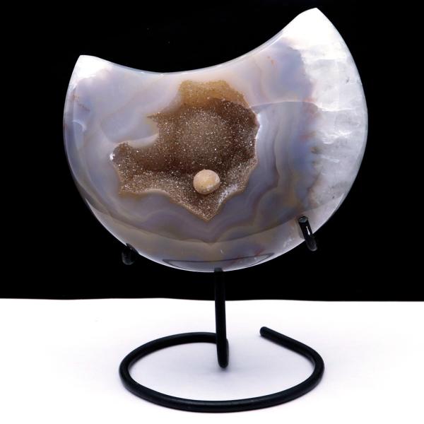 ブラジル産アゲート4.2キロ瑪瑙鑑賞石石置物オブジェインテリア