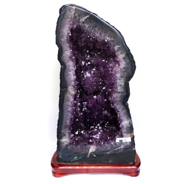 GOLD STONE アメジスト ドーム 約12.6kg AA 紫水晶 ジオード カペーラ