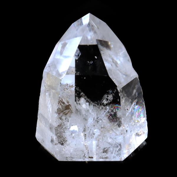 レムリアンシード 水晶 六角柱 ポイント 一部面残し 研磨磨き 296g 1点