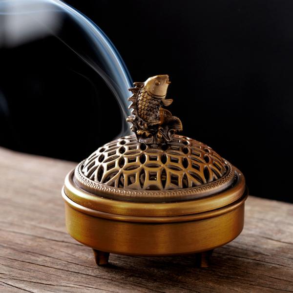 【風水】ハヌマーン香炉＿597g(真鍮製) goldstone_incense-holder21