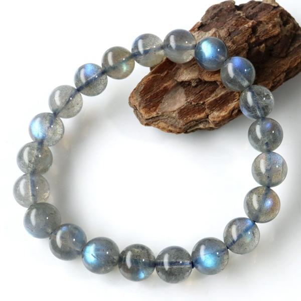 ラブラドライトブレスレット　ブルーシラー　綺麗　新品　高品質パワーストーン goldstone_labradorite8
