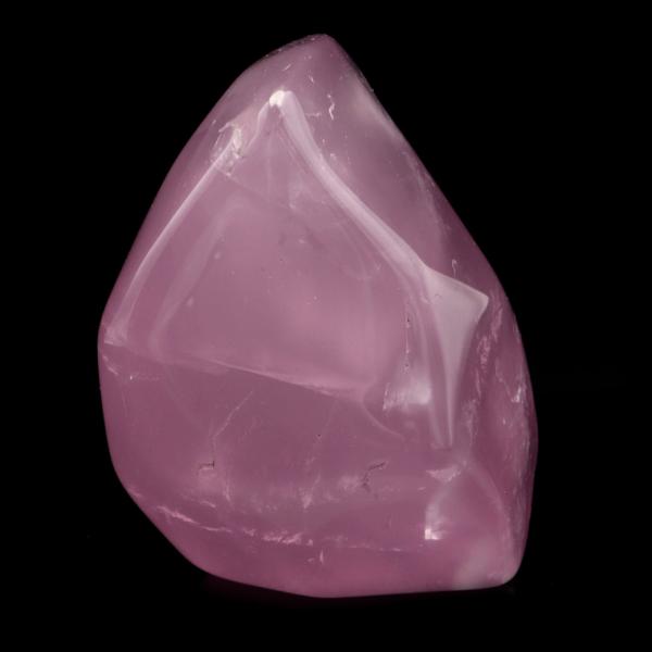 GOLD STONE ディープローズクォーツ 原石 292g 全面磨き