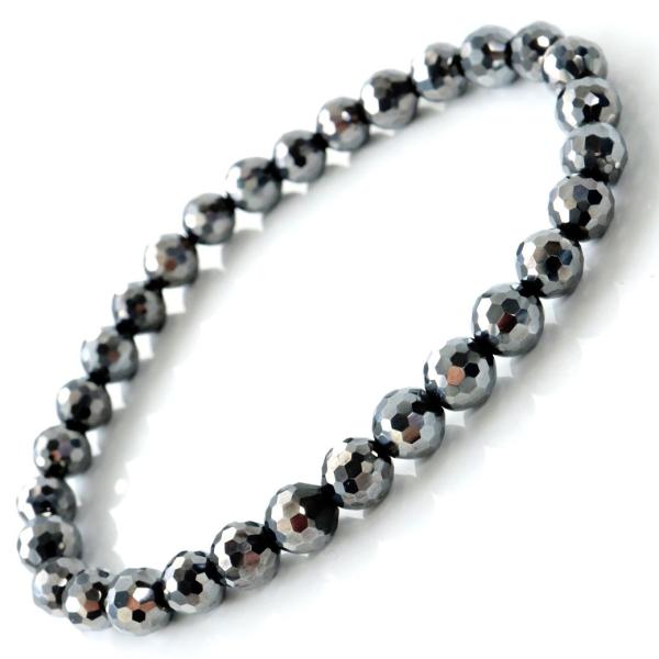 Terahertz Bracelet Power Stoneテラヘルツ鉱石 ブレスレット 6mm ミラーカット 高純度 パワーストーン■サイズ直径6mm■テラヘルツとは１秒間に約１兆回振動するテラヘルツ波は、電波と光の中間的な特性があります...