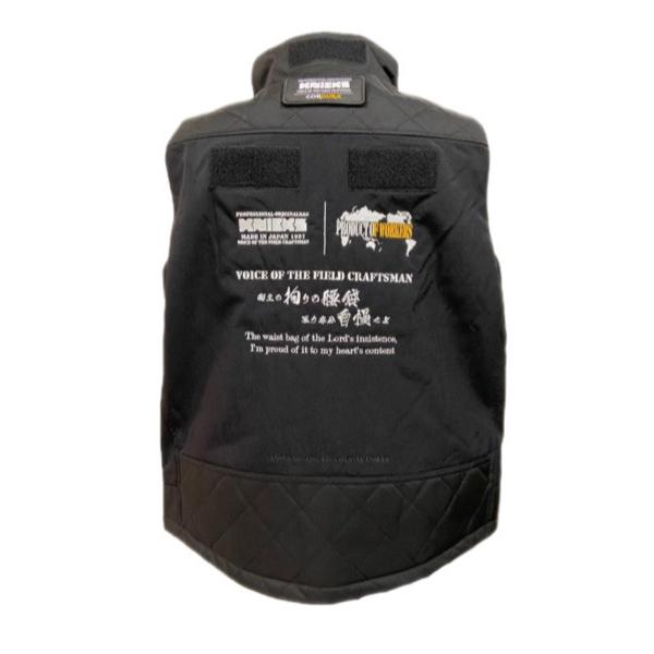 ニックス 2024 ワークベスト 黒 ブラック コーデュラ バリスティック