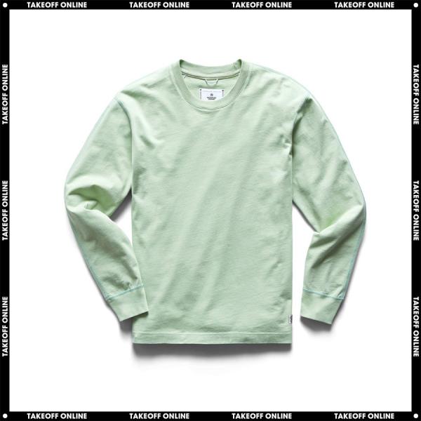 Reigning Champ コットンスラブ 長袖 ロンT 送関込 Reigning Champ コットンスラブ 長袖 ロンT 送関込 (REIGNING
