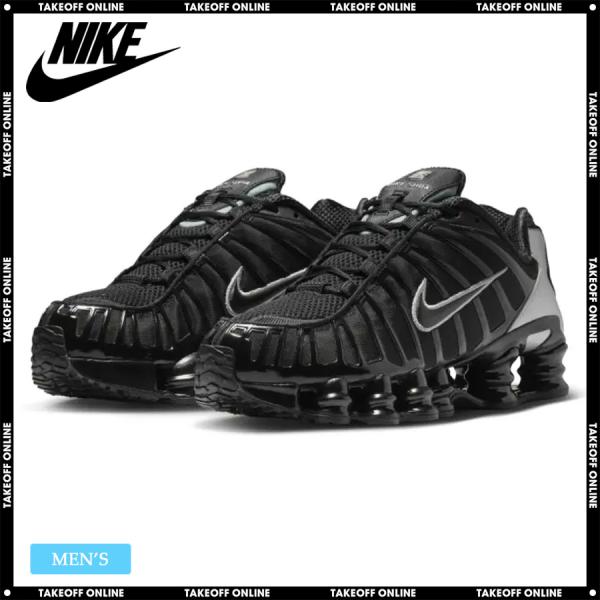 【並行輸入品】ナイキ スニーカー メンズサイズ ウィメンズ ショックス TL ブラック/メタリックシルバー NIKE WMNS SHOX TL AR3566-008