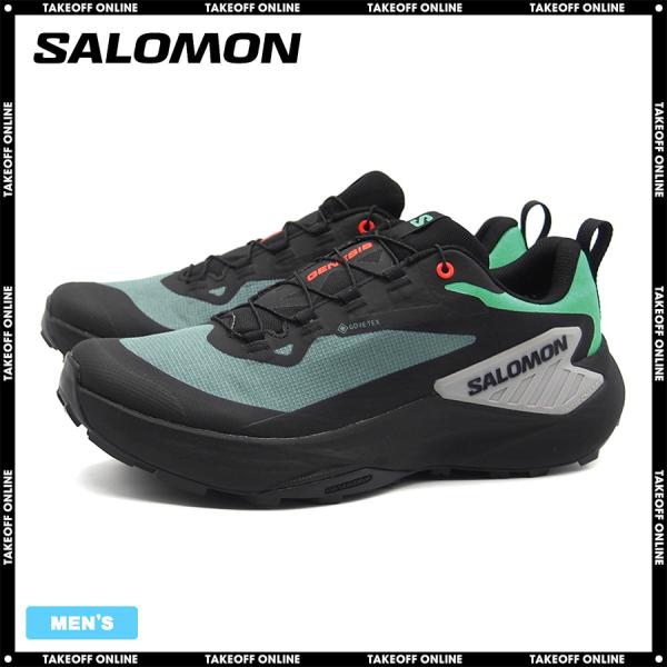 サロモン スニーカー メンズ ジェネシス ゴアテックス SALOMON GENESIS GORE-TEX NORTH ATLANTIC/BLACK/SHARKSKIN L47688300
