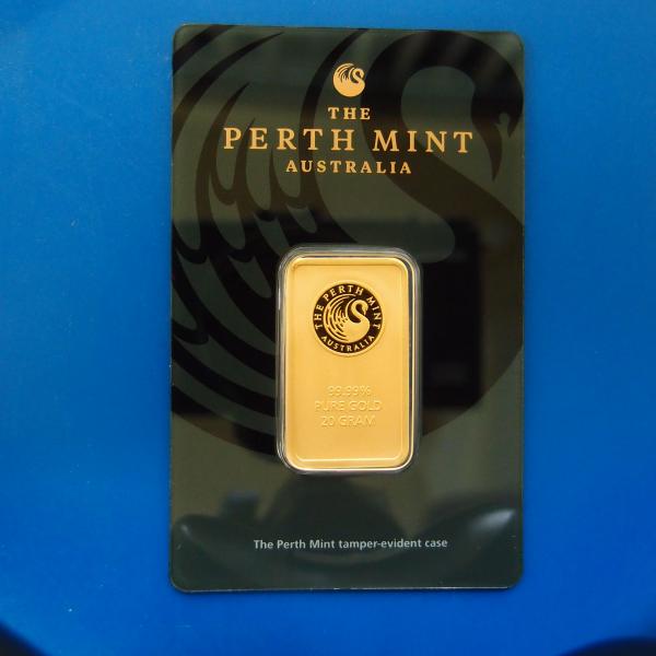 商品名：カンガルーミント　20ｇゴールドバー発　行：オーストラリア　パース造幣局品　位：９９．９9％　純金重　量：20ｇ　サイズ：約31.80ｍｍ ｘ18.80ｍｍ　 厚み　約2.90ｍｍ状　態：新品未使用品　（ミントオリジナルプラケース入...