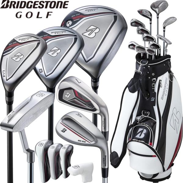 ブリヂストンゴルフ BG100 キャディバッグ付 クラブ11本組セット (1W,5W,4U,6-PW,PS,SW,PT) 【BRIDGESTONE GOLF BGLBKCR BGLSKCS】 ブリヂストンゴルフ BG100 キャディバッグ付 クラブ11本組セット (1W,5W,4U,6-PW,PS,SW,PT) 【BRIDGESTONE GOLF BGLBKCR BGLSKCS】