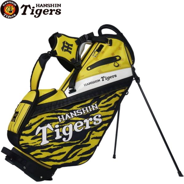 阪神タイガース HTCB-1422 スタンド キャディバッグ 9.5型