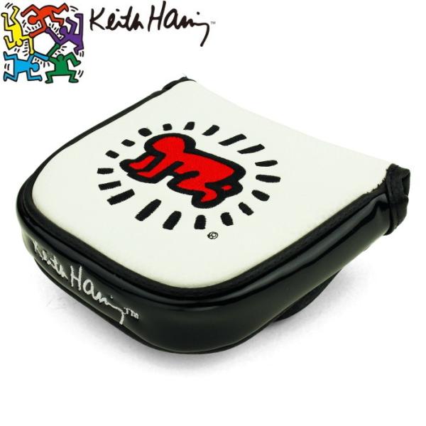Keith Haring キャディバッグ ホワイト　パターカバーおまけ Keith Haring キャディバッグ ホワイト パターカバーおまけ
