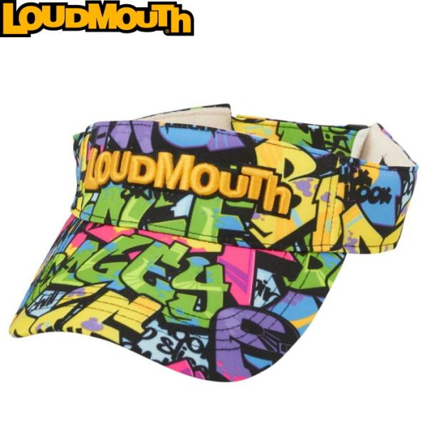 Loudmouth ラウドマウス　サンバイザー 762901-317　Tags Neon　タグスネオン  【ユニセックス/ゴルフウェア】