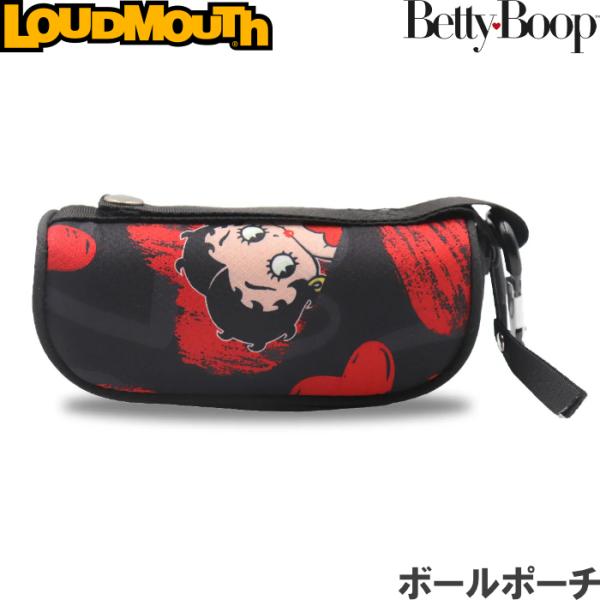ラウドマウス ベティコラボ ボールポーチ LM-BC0008　ボールケース Loudmouth x Betty Boop