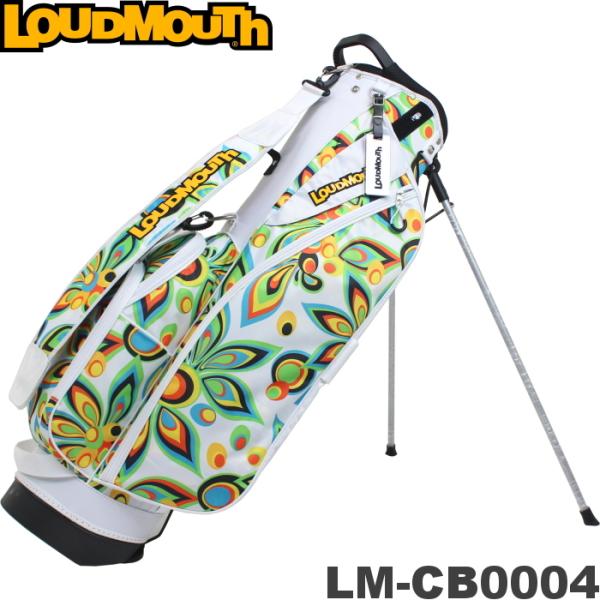 ラウドマウス キャディバッグ シャガデリックホワイト LOUDMOUTH（ラウドマウスゴルフ） ラウドマウス LM-CB0004 7型