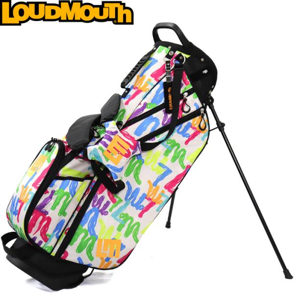 【限定カラー】LOUDMOUTH ラウドマウス　LM-CB0010　8.5型 スタンドキャディバッグ　Tiny Hands（447）タイニーハンズ