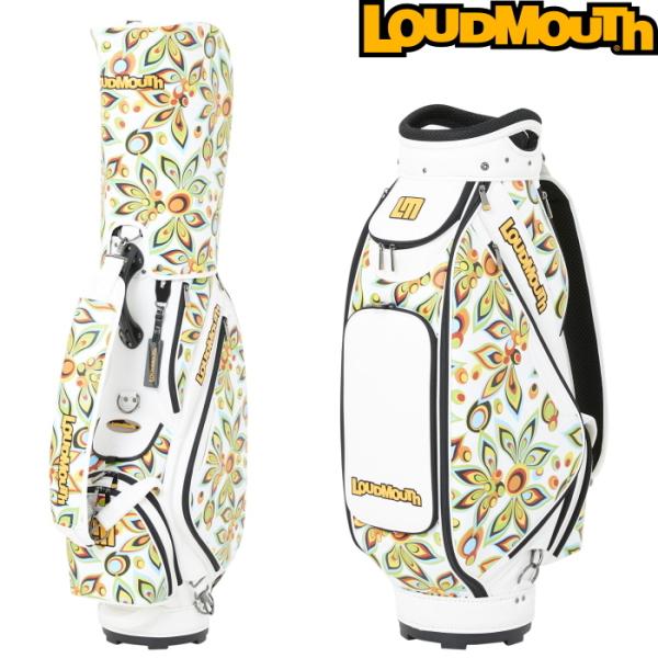 Loudmouth シャガデリック ゴルフ　キャディバッグ 9.5型美品✨セール Loudmouth ラウドマウス 9.5型 3点式 キャディバッグ Shagadelic