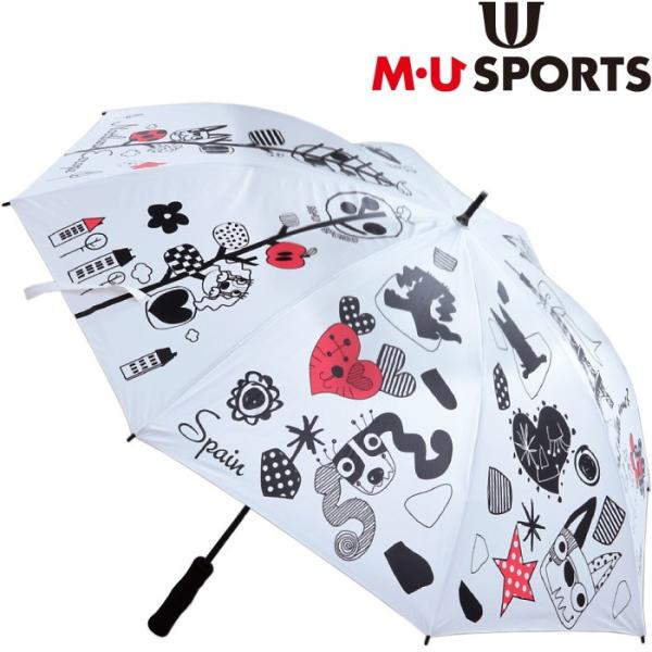 MU SPORTS ロゴ入り ゴルフ パラソル golf-atlas_mu-703v2930-umb